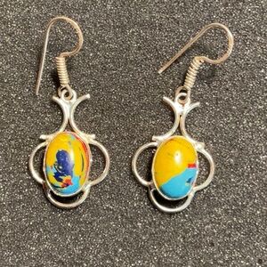 Mosaic Jasper earrings